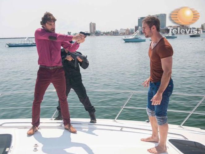 Burza. Damian (William Levy), Hernan (Ivan Sanchez)
