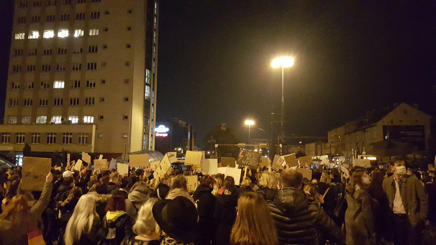 Protest w centrum Bydgoszczy