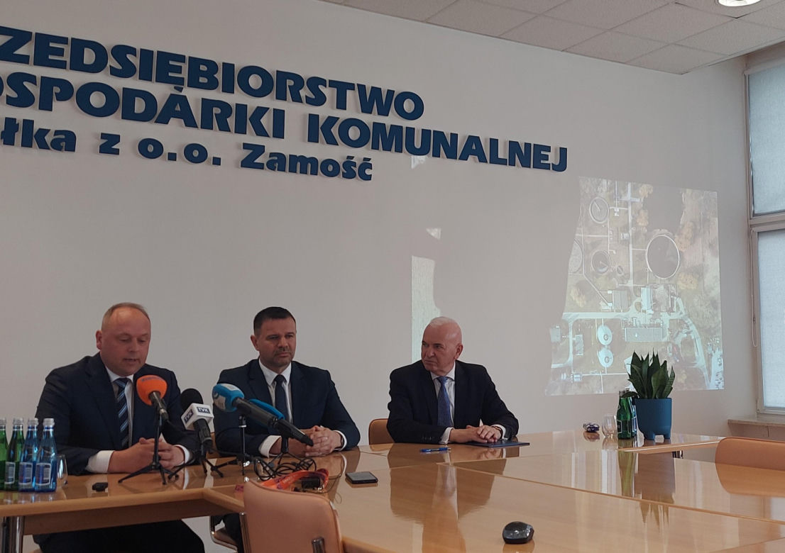 Podpisanie umowy Modernizację gpospodarki wodno-ściekowej w aglomeracji Zamość"