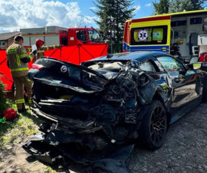 Tragiczny wypadek BMW w Sochaczewie