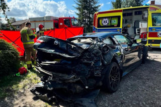 Tragiczny wypadek BMW w Sochaczewie