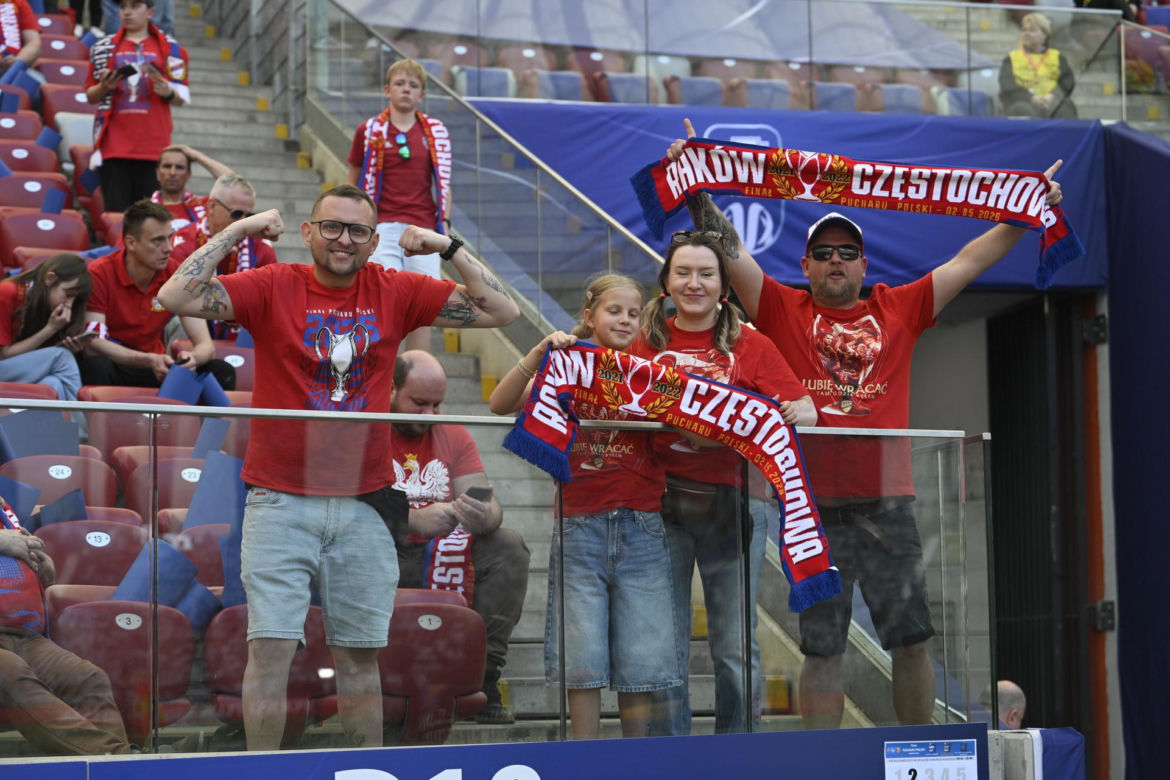 Kibice na finale Pucharu Polski: Górnik - Raków