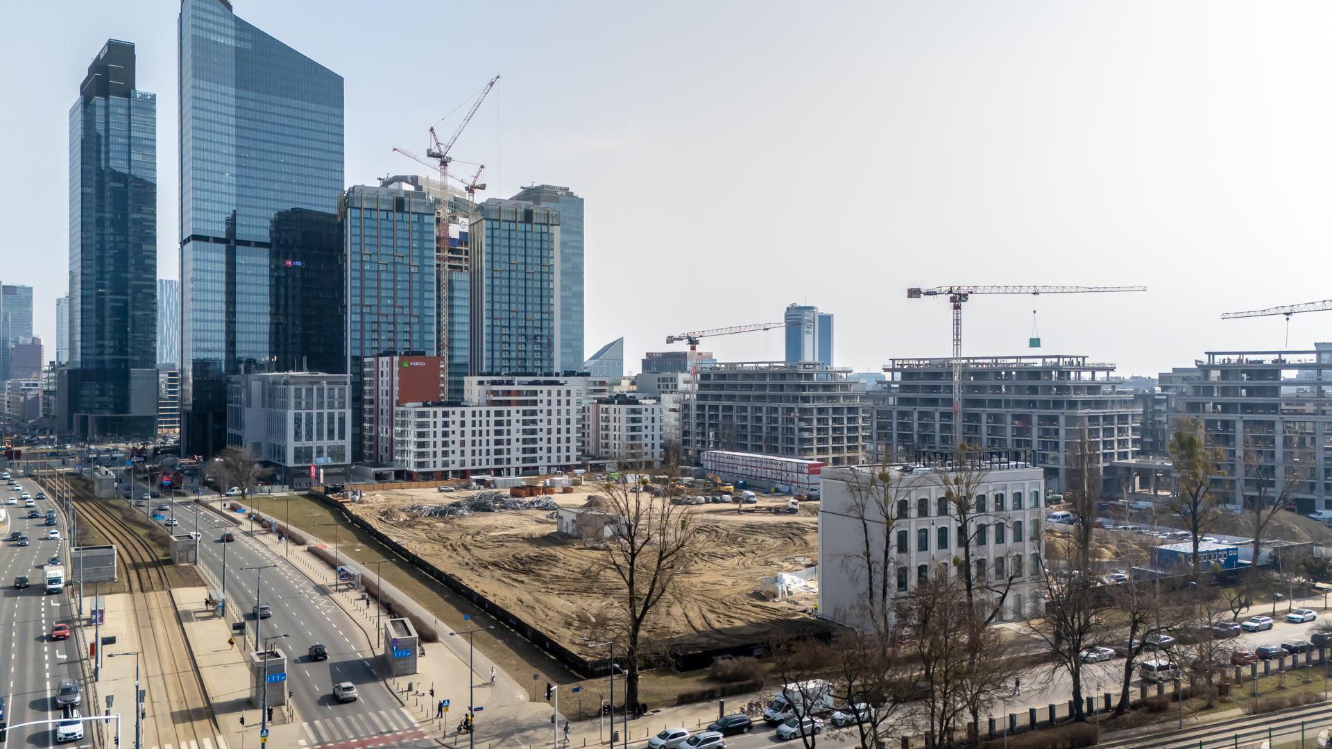 NOHO ONE w Warszawie w budowie