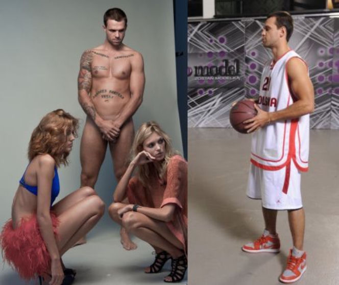 Marcin Kosiński, d. Iwo Kitzinger w programie Top Model