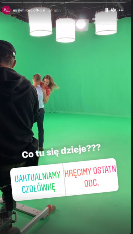 Nowa czołówka M jak miłość. Paweł (Rafał Mroczek), Franka (Dominika Kachlik)