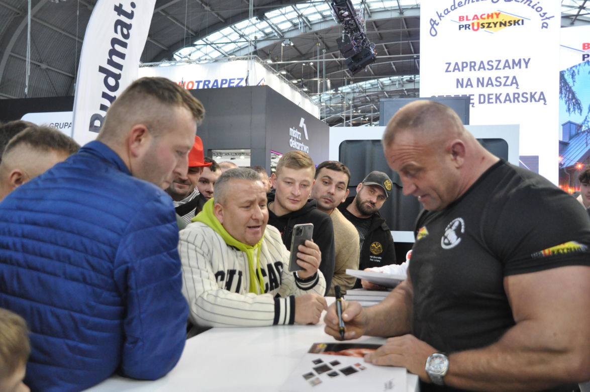 Targi Dach Forum w Kielcach z Mariuszem Pudzianowskim