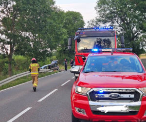 Dramat na trasie DK78. Służby wycinały rannych z wraku, lądowało LPR