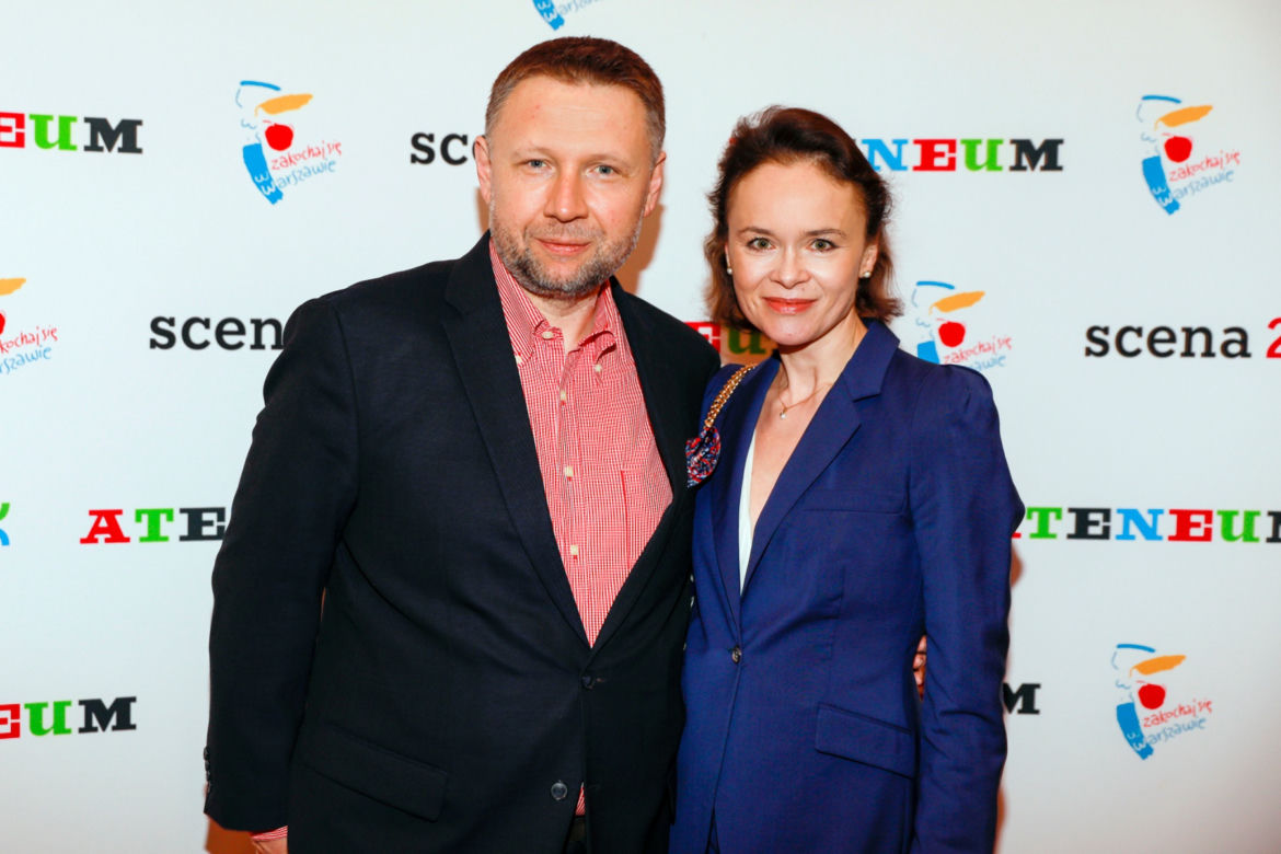Marcin Kierwiński z żoną Agnieszką