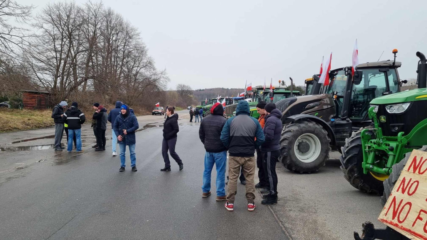 Protest rolników w Koszalinie