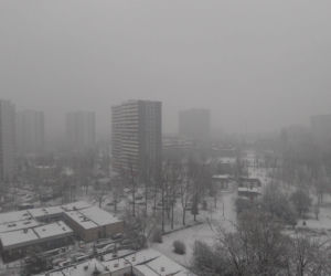 Śnieg, mróz i zimny wiatr. Do miast Śląka i Zagłębia wróciła zima!  [ZDJĘCIA]