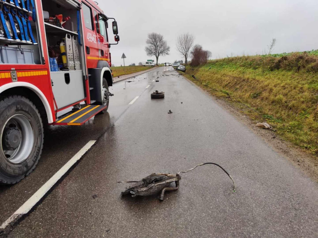 Wypadek w Wieloborowicach. Jeden z kierowców kompletnie pijany. 