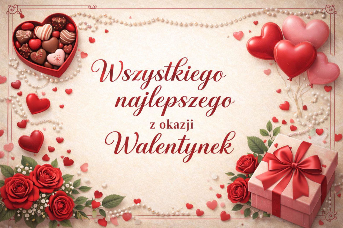 Kartki na Walentynki 2026. Najładniejsze wzory i pomysły na życzenia