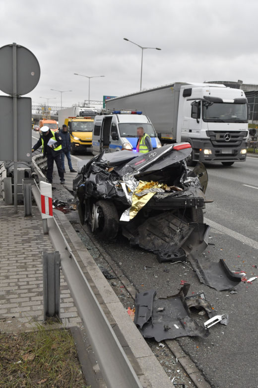 Wypadek na trasie S8