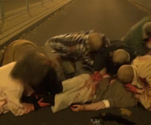 Wardęga Zombie Apocalypse Halloween Prank