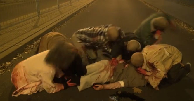 Wardęga Zombie Apocalypse Halloween Prank