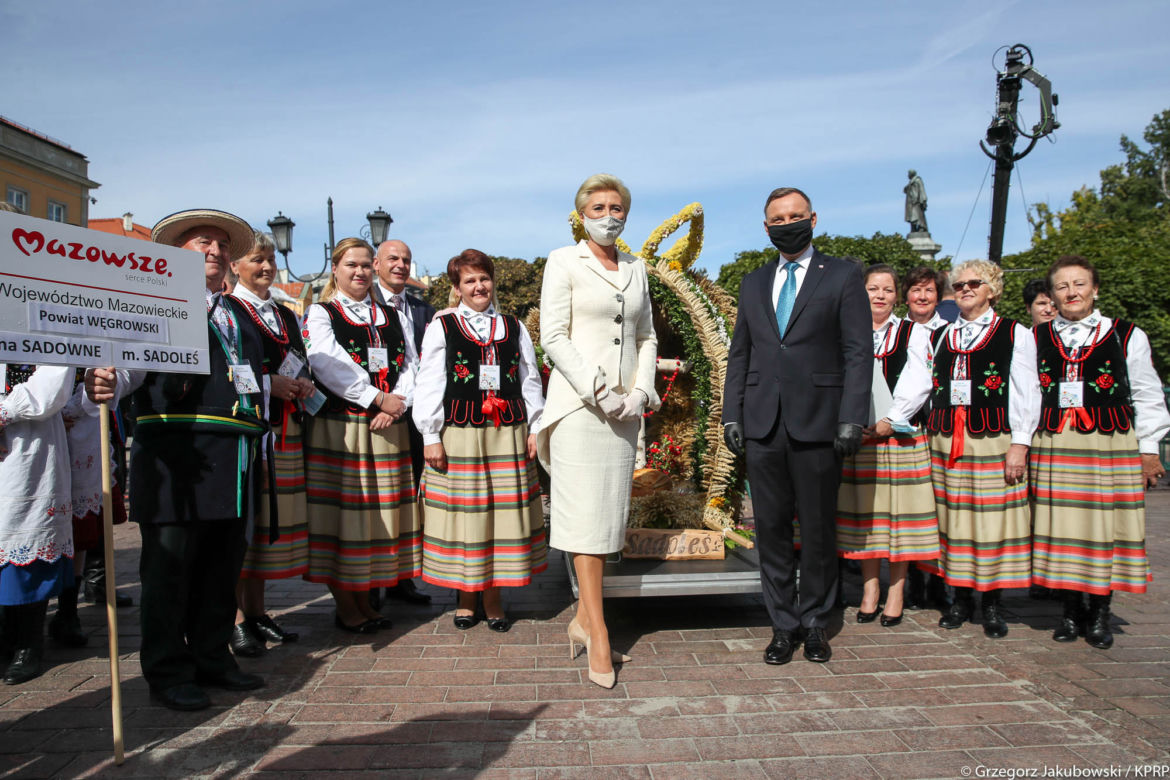 Para prezydencka na dożynkach