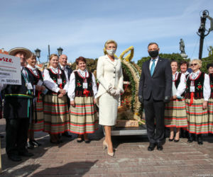 Para prezydencka na dożynkach