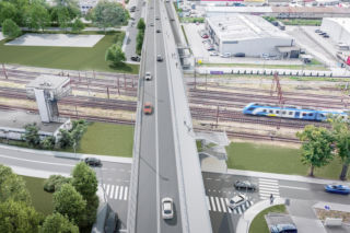 Nowy wiadukt na ul Pomorskiej