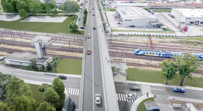 Nowy wiadukt na ul Pomorskiej