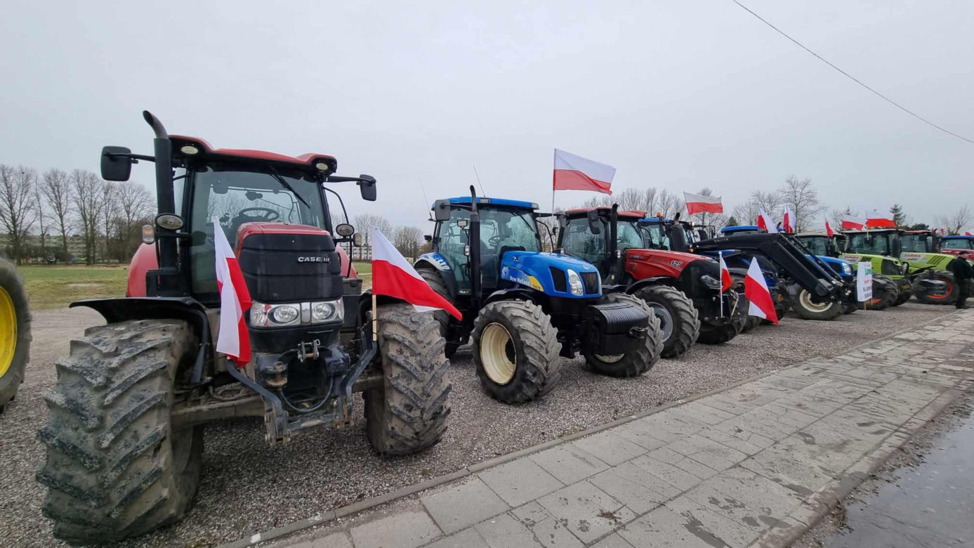 Protest rolników w Koszalinie