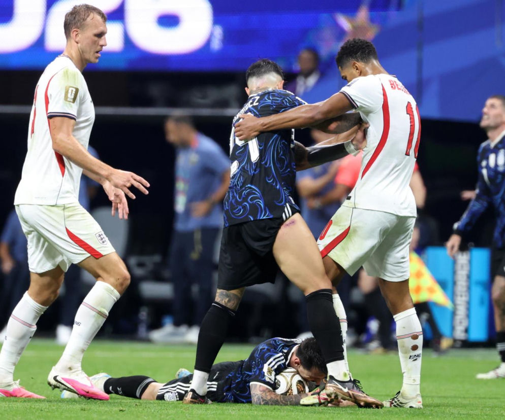 Gwiazdorowi Anglii puściły nerwy po półfinale z Argentyną! Nagranie z trybun obiega sieć