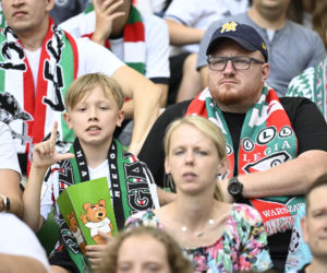 Legia Warszawa - Zagłębie Lubin: Zdjęcia kibiców