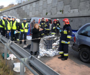 Wypadek na Zakopiance Lubien (4)