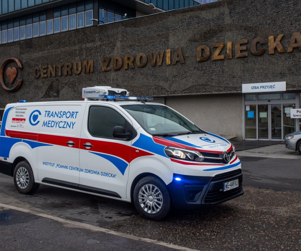 Specjalistyczna Toyota Proace na służbie w Centrum Zdrowia Dziecka