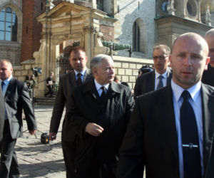 Jarosław Kaczyński odwiedził grób brata Lecha 
