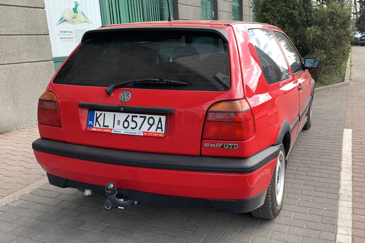 Sławomir odpicował swojego Volkswagena Golfa III GTD