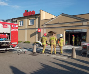 Pożar bankomatu w Rydzynie