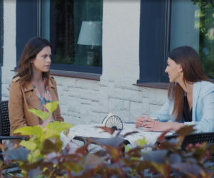 M jak miłość, odcinek 1896. Anka Sokołowska (Katarzyna Russ), Kasia (Paulina Lasota)