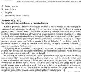 MATURA 2012, WOS poziom PODSTAWOWY - ARKUSZE, PYTANIA, ZADANIA, ODPOWIEDZI