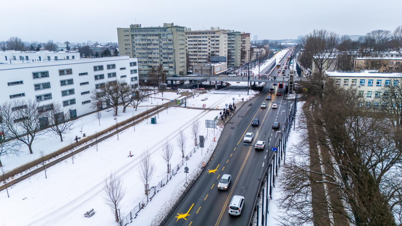 Remont alei Stanów Zjednoczonych w Warszawie