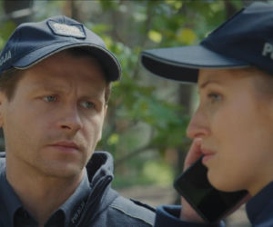 M jak miłość odc. 1894. Natalka (Dominika Suchecka), Adam Karski (Patryk Szwichtenberg)