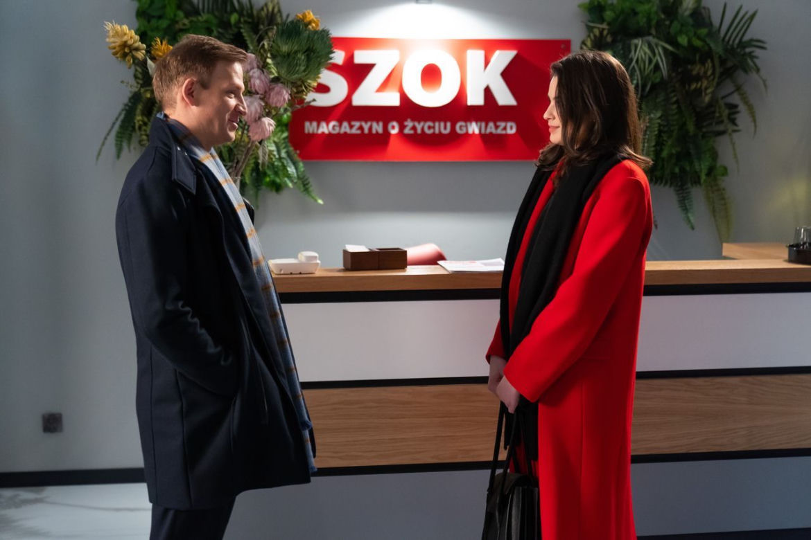 Barwy szczęścia, odcinek 2639: Łukasz (Michał Rolnicki), Weronika (Maria Świłpa)