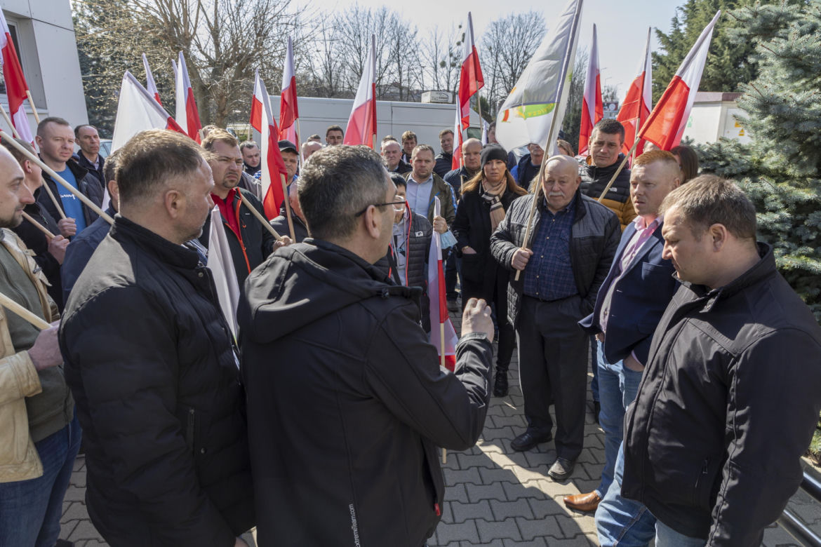 Protest rolników we Wrocławiu