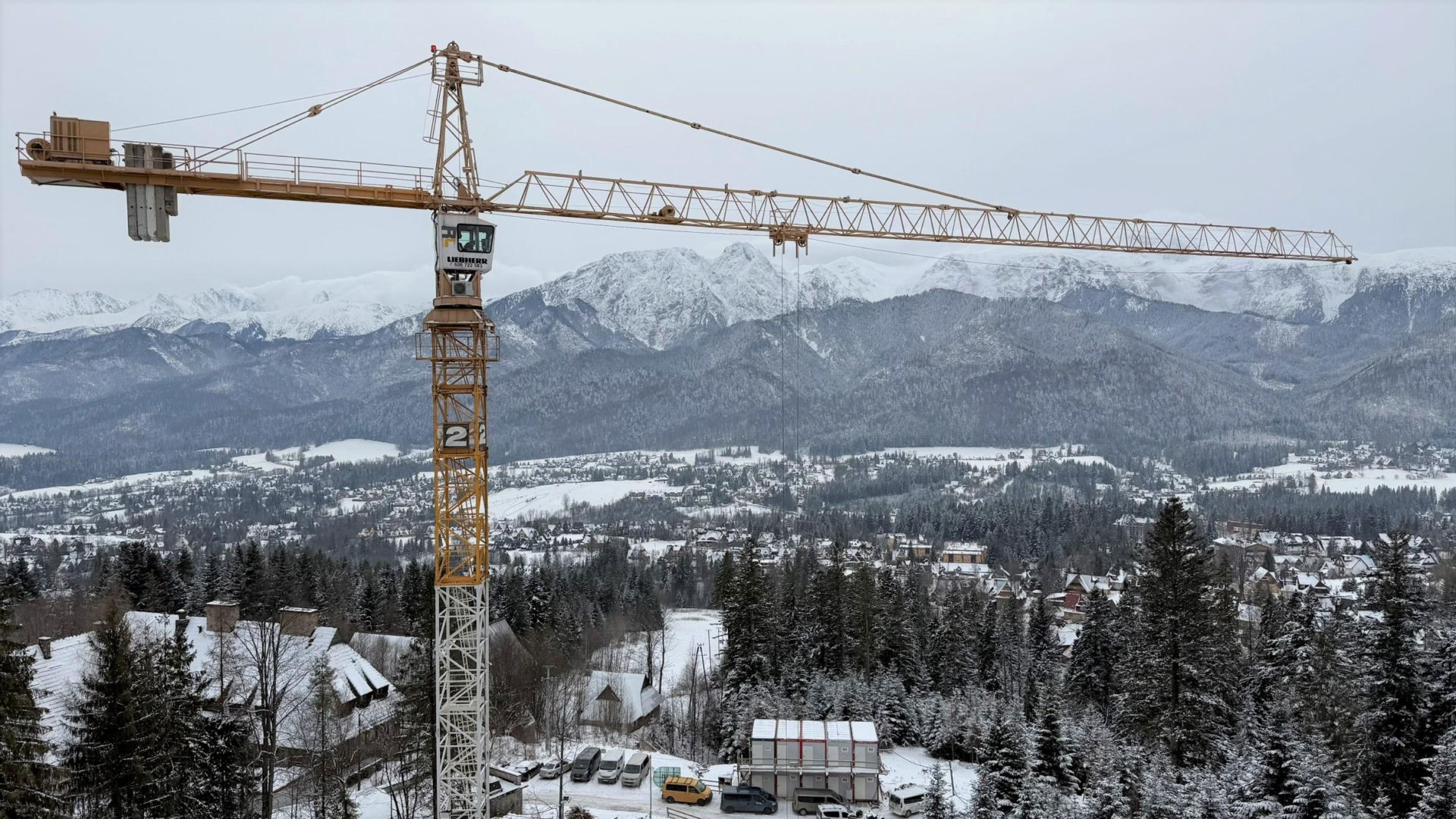Budowa hotelu Salamandra w Kościelisku - luty 2026