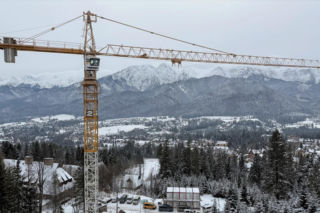 Budowa hotelu Salamandra w Kościelisku - luty 2026