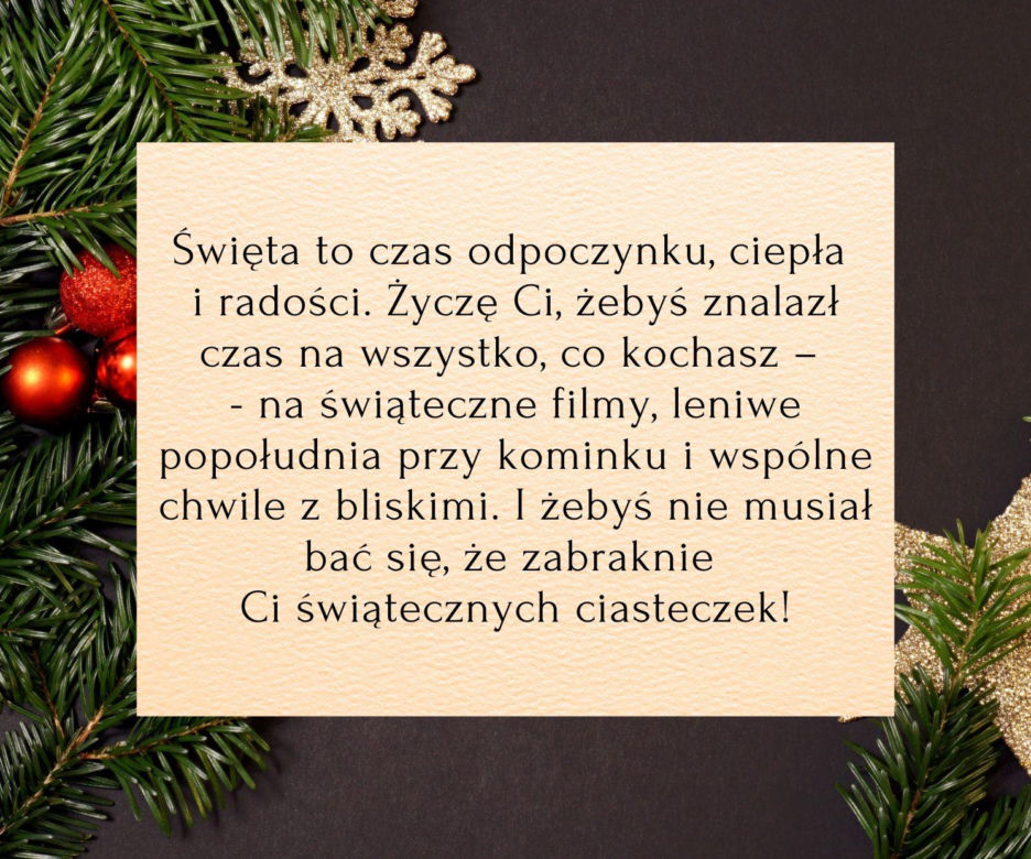 Krótkie życzenia bożonarodzeniowe 2025 - zabawne śmieszne i z dystansem