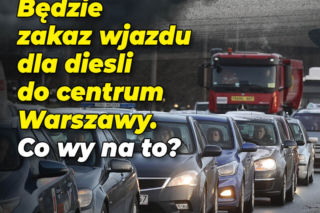 Zakaz wjazdu dla starych aut w całej Warszawie? Ratusz chce szerszej strefy czystego transportu. Podał wyniki konsultacji