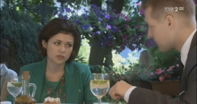 M jak miłość odc. 1013. Kinga (Katarzyna Cichopek), Piotrek (Marcin Mroczek)