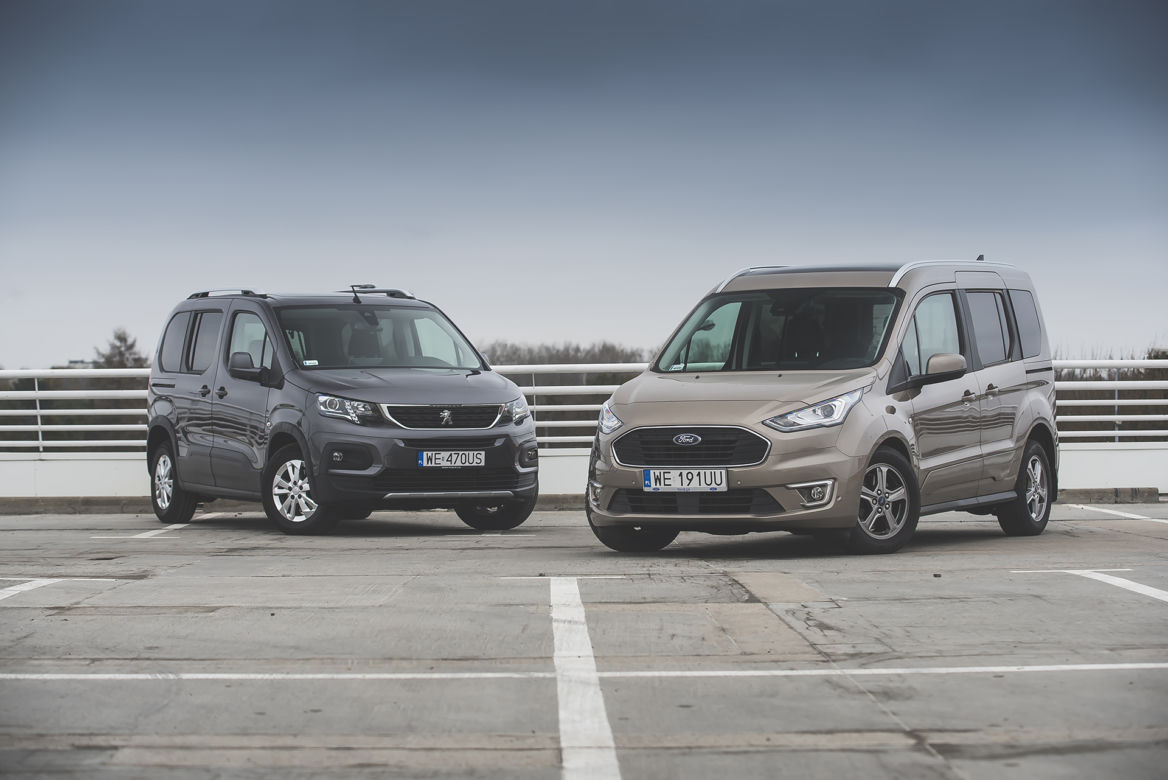 Peugeot Rifter Allure 1.5 D 130 KM MT6 vs. Ford Turneo Connect Titanium 1.5 D 120 KM AT8
