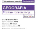 Próbna matura 2026 geografia. ODPOWIEDZI i ARKUSZE CKE 15.01.2026.