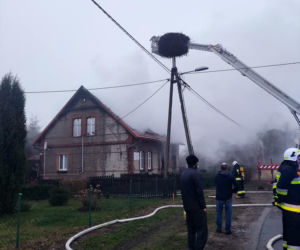 Pożar w Gostkowie koło Torunia. 12 zastępów straży w akcji