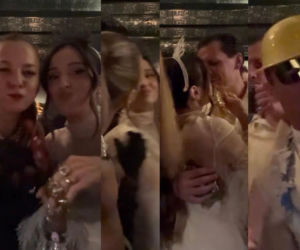 Tak się bawi elita w Barcelonie. Ania i Marina rozdają buziaczki, Lewandowski w kasku. Są też Zborowska i Wrona