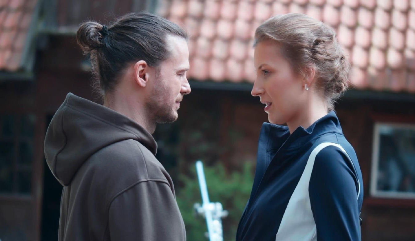 M jak miłość. Natalka (Dominika Suchecka), Mikołaj Lipiński (Mateusz Kościukewicz)