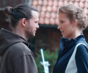 M jak miłość. Natalka (Dominika Suchecka), Mikołaj Lipiński (Mateusz Kościukewicz)