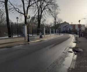 Siedleckie szkoły przy ul. Konarskiego i Prusa i ich okolica w lutym 2021 roku