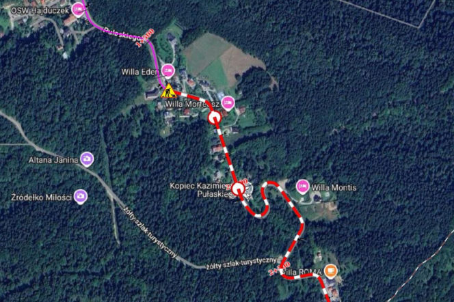 Ulica Pułaskiego w Krynicy znowu będzie częściowo zamknięta. Przez 2 dni